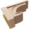 Ekena Millwork 10"W x 30"D x 20"H Classic Alma Rough Cedar Woodgrain TimberThane Corbel, Primed Tan CORUR10X30X20ALMRCPR - alternate 6